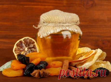 Десерт с сухофруктами