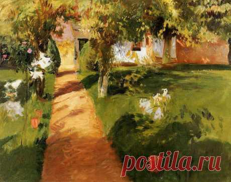 Millets Garden 1886. Джон Сингер Сарджент. Описание картины, скачать репродукцию.