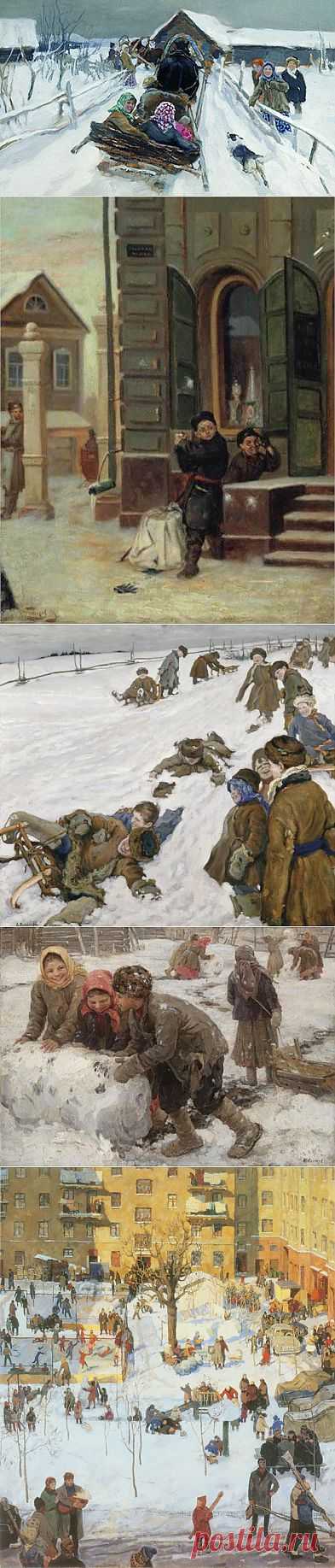 Зимние забавы. История русской живописи в 15 картинах - Новости - Культура - Голос России