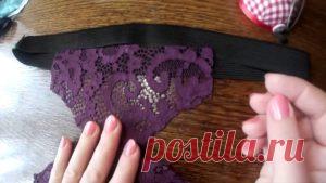 Как сделать стринги из обычных трусов? Кроим и шьем трусики-стринги. Особенности кроя.