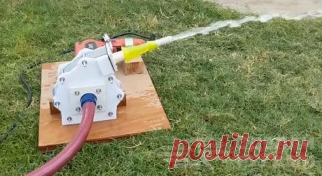 Водяной насос с приводом от электродрели