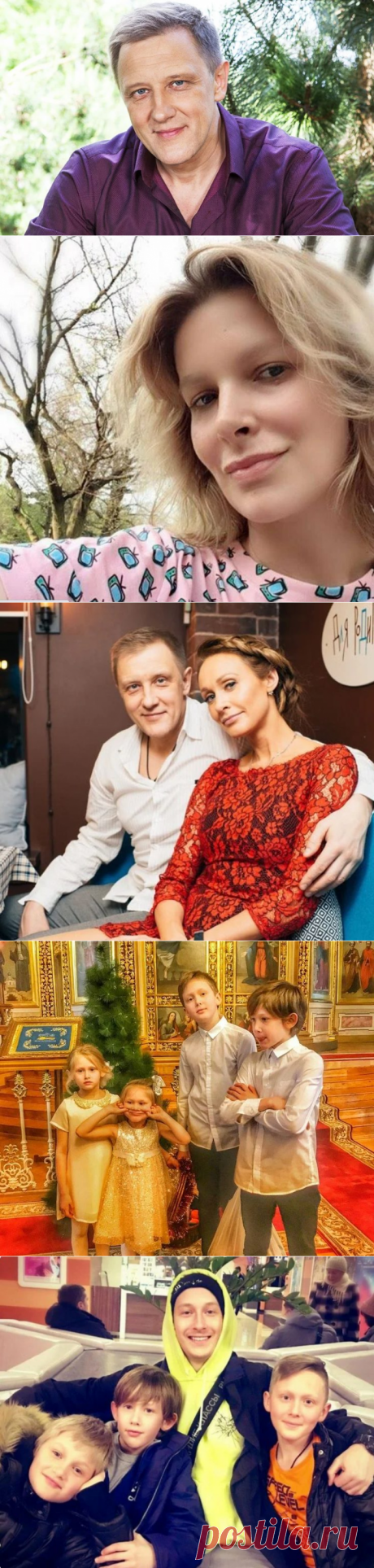 Актеру Сергею Горобченко под полтинник. Жена Полина Невзорова и 8 детей, как живется в семье