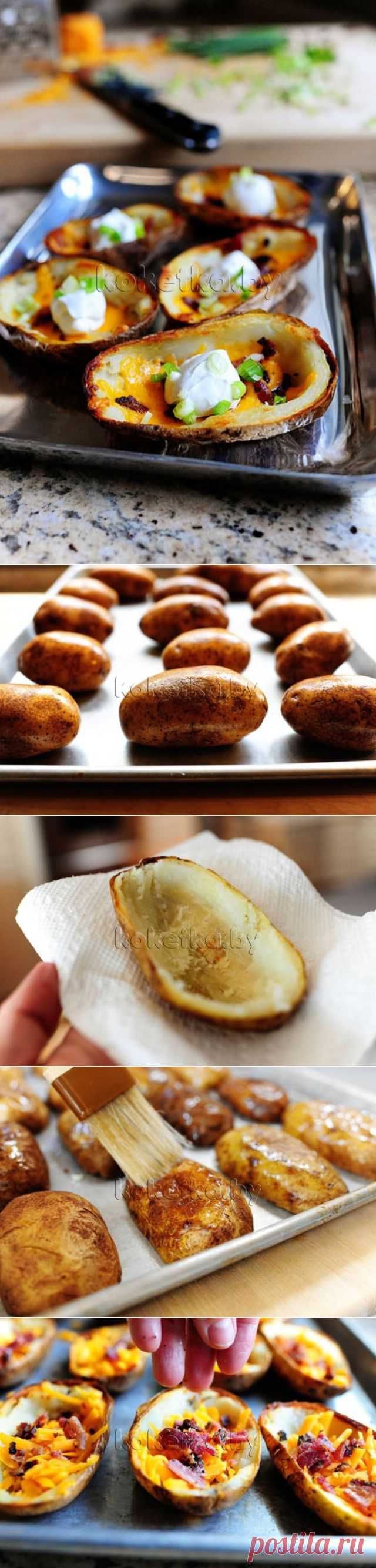 Картофель запеченный в кожуре | Интересные рецепты