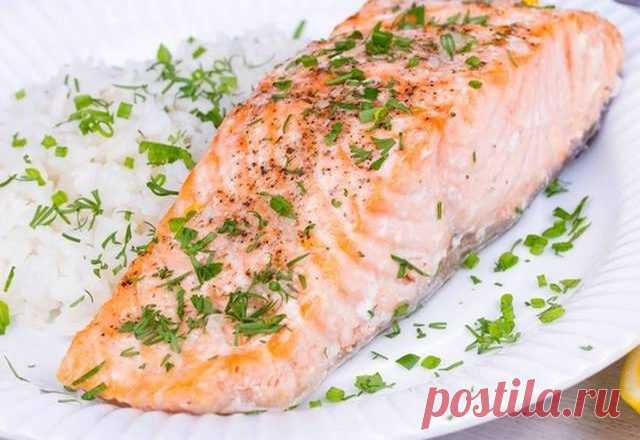 Филе лосося с рисом в мультиварке - Dynastyofchefs.ru