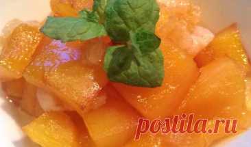 Рецепт тыквы в карамели — Домашняя кулинария