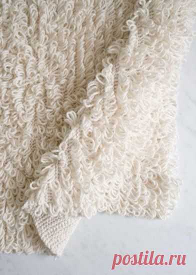 Как вязать махровое полотно