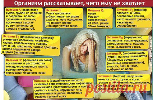 Прислушивайтесь и присматривайтесь к своему организму.