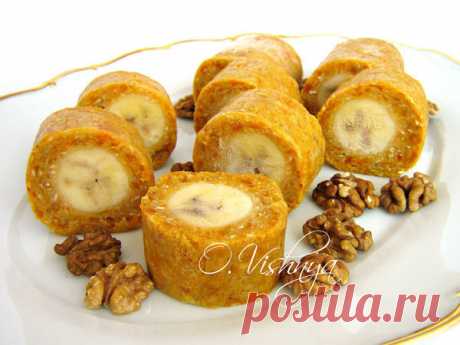 Мастер-класс : Вкусно и полезно: Банановые роллы и печенье «Улитка»
