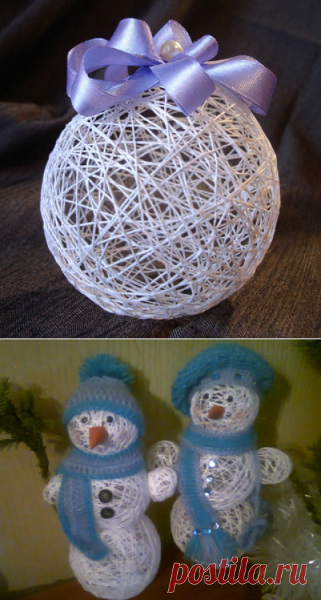 Как сделать шарик из ниток своими руками » Милосская.ру &quot;Ты - богиня&quot; Сайт, который приносит счастье
