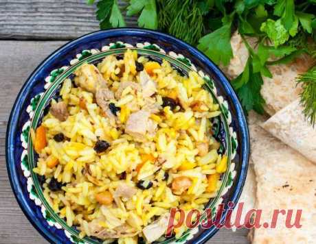 Ароматный рис с курицей и фруктами - рецепт приготовления с фото от Maggi.ru