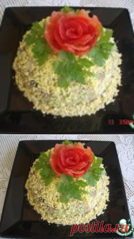 Салат пикантный с языком - кулинарный рецепт