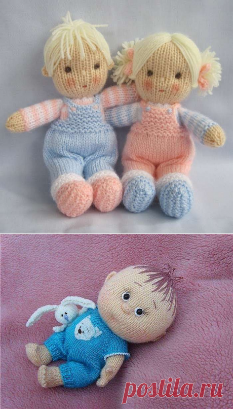 Как связать куклу спицами - делаем своими руками