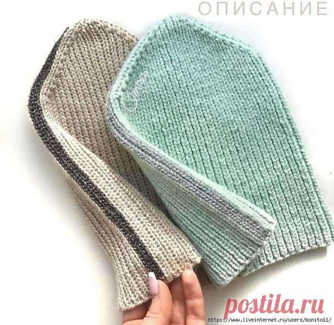 Шапочка от pryaja_nn (Вязание спицами) &#8211; Журнал Вдохновение Рукодельницы