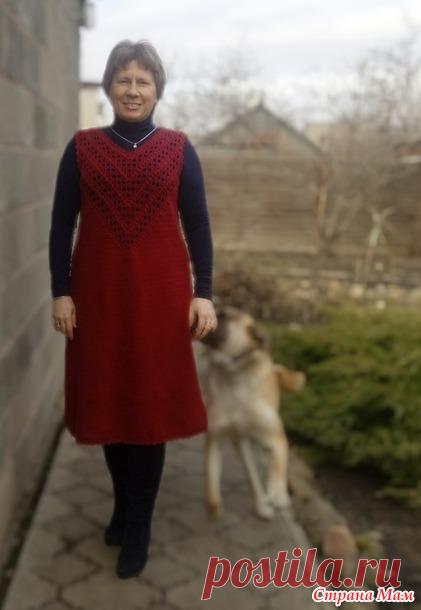 Сарафан бордо - Страна Мам