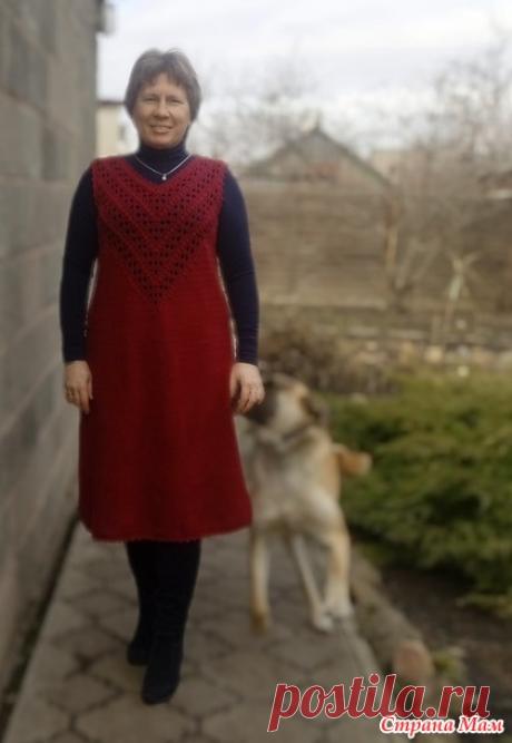 Сарафан бордо - Страна Мам