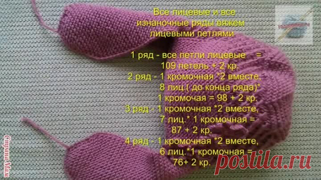 Вязаная шапка-ушанка. Мастер-класс. Knitted hat. Tutorial.