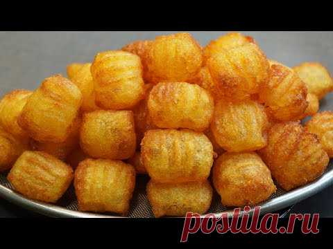 Хрустящий картофель фри | Картофельные чипсы Bubble | Новый творческий путь