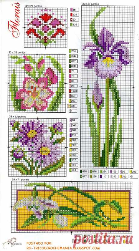 Схемы для вышивки крестиком(из интернета) / Вышивка / Вышивка крестом