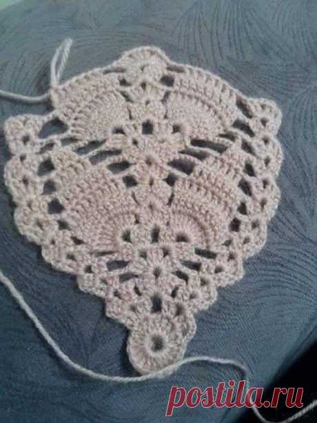 Tina's handicraft : crochet bolero pineapple stitch