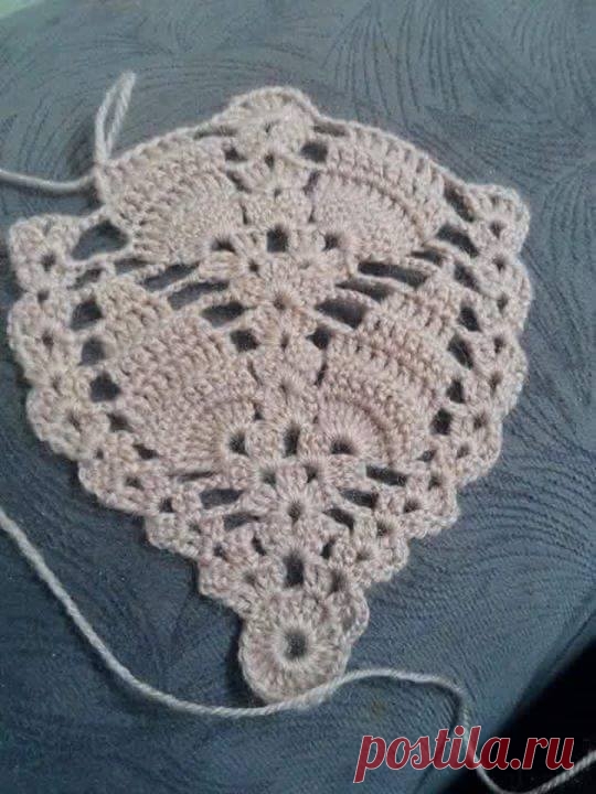 Tina's handicraft : crochet bolero pineapple stitch