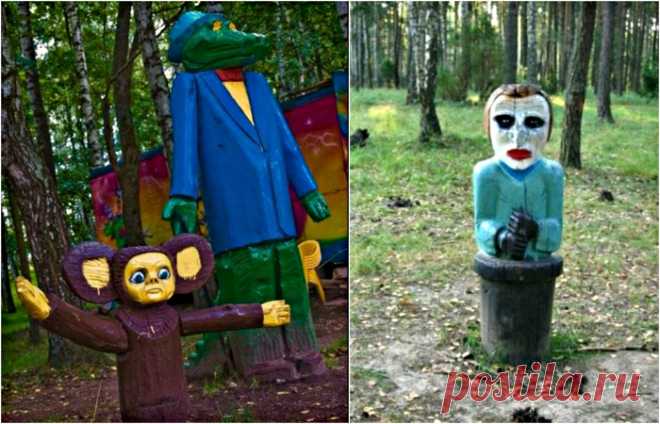 Детские скульптуры во двориках, которые приводят в недоумение