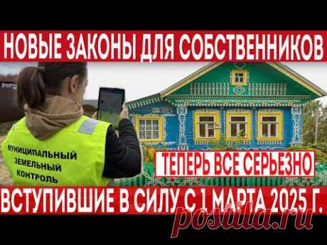 Законы, которые вступили в силу с 1 марта 2025 года. Обязательное межевание изменения в ЗК РФ