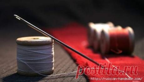 Ручные швы. 1 - Сметочный, 2 - прокладочный, 3 - копировальный, 4 - круглый, 5а - переводной шов (лицевая сторона), 5б - переводной шов (изнанка), 6 - стачной, 7 - шов "за иголку". 3. Силки или копировальный шов. Используется для точного переноса контурных линий, контрольных знаков с одной