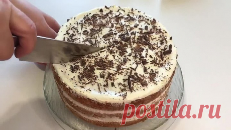 Проще не придумаешь! Нежный ВАНИЛЬНЫЙ ТОРТ! Delicate VANILLA CAKE! Ніжний ванільний ТОРТ!