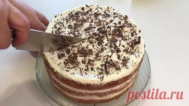 Проще не придумаешь! Нежный ВАНИЛЬНЫЙ ТОРТ! Delicate VANILLA CAKE! Ніжний ванільний ТОРТ!