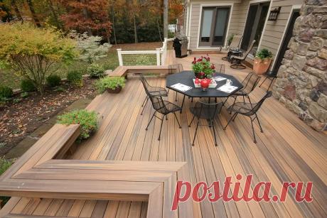 Террасная доска – виды и применение