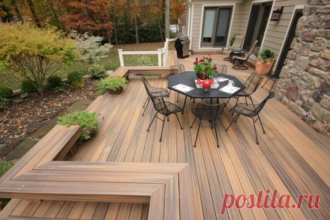 Террасная доска – виды и применение