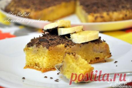 Пирог с бананами и сливочно-карамельным соусом и шоколадом пользователя Elen@Lat | Портал кулинарных рецептов «Едим дома!»