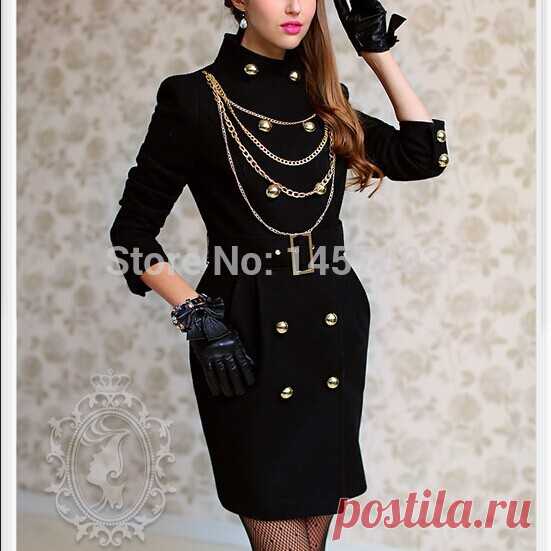 coat army Picture - More Detailed Picture about DABUWAWA Authentic New 2014 Brand Autumn and Winter Wool Black Double Breasted Slim Long Women's Coats Wholesale Picture in Wool & Blends from PINK DOLL Trade Co.,Ltd | Aliexpress.com | Alibaba Group