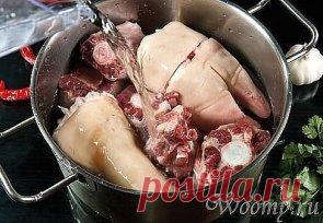 Как правильно приготовить вкусный холодец...