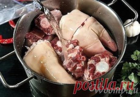 Как правильно приготовить вкусный холодец...