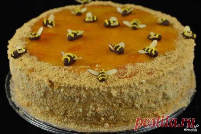 Медовый торт - пошаговый кулинарный рецепт на Повар.ру