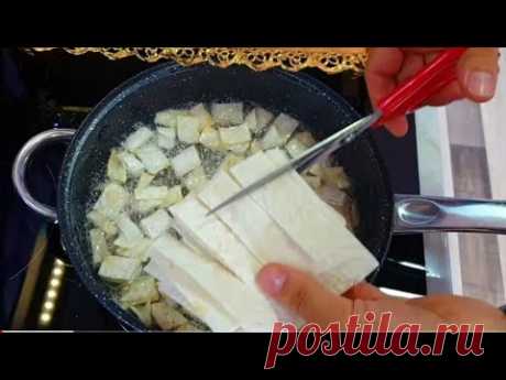 КИДАЮ ЛАВАШ В КИПЯЩЕЕ МАСЛО!ОХ КАКАЯ ВКУСНЯТИНА МАЛО КТО ЗНАЕТ ОБ ЭТОМ СЕКРЕТЕ,ПРОСТО ГЕНИАЛЬНО.