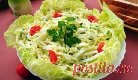6 вкусных и нежных салатов с пекинской капустой