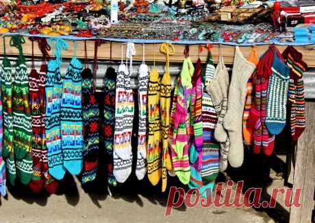 Грузинские жаккард-гольфы: ru_knitting