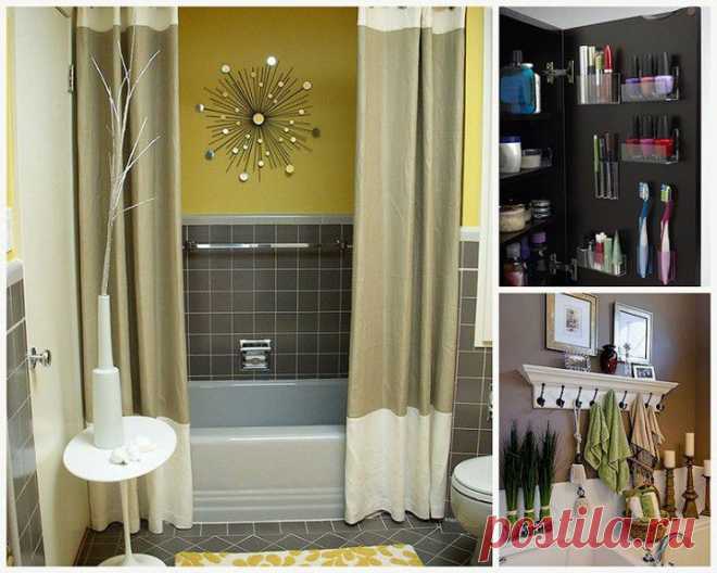 (+1) тема - 15 советов по обустройству маленькой ванной комнаты | Роскошь и уют