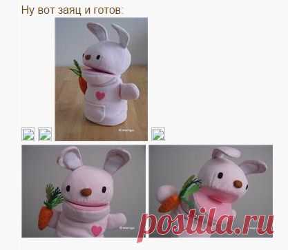 Игрушки на руку - 2. Игрушки. Форум Ручной Работы