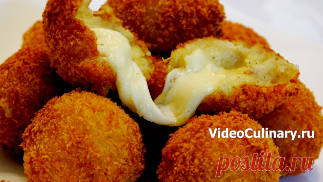 Картофельные шарики с сыром – www.videoculinary.ru