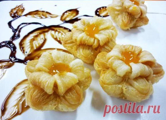 Красивые пирожки из слоеного теста | БУДЕТ ВКУСНО!