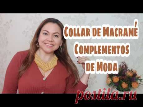 Collar de Macramé  - Moda Otoño