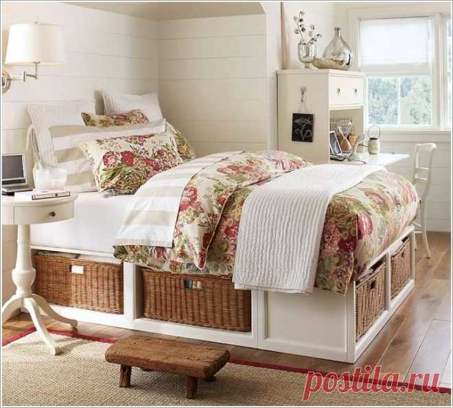 13 Clever Ideas to Use Bedroom Furniture for Storage