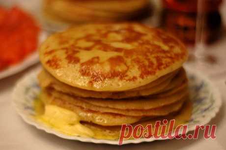 Оригинальный рецепт вкуснейших пышных блинов!!!.