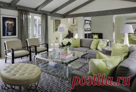 Бодрящий, но в то же время успокаивающий интерьер в солнечной Флориде