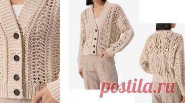 Ажурный узор по мотивам Брунелло Кучинелли | ЛЕПО l Салон итальянской пряжи | Дзен