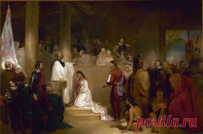 Baptism of Pocahontas - Покахонтас — Википедия