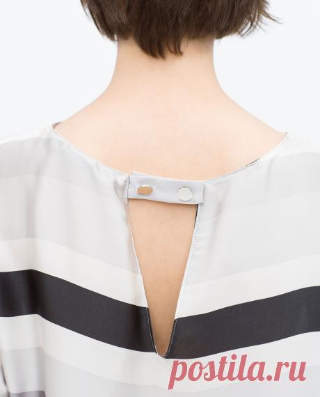 KIMONO SLEEVE STRIPED BLOUSE - View all - Tops - WOMAN | ZARA Armenia